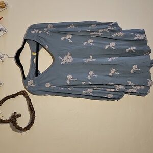 🦋Free People Dress with Lavender Floral Embroidery🦋